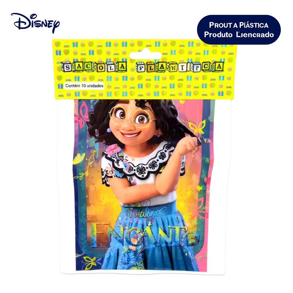 Sacolinha Plástica Surpresa Encanto Festa Infantil Aniversário Lembrancinha Kit Doces