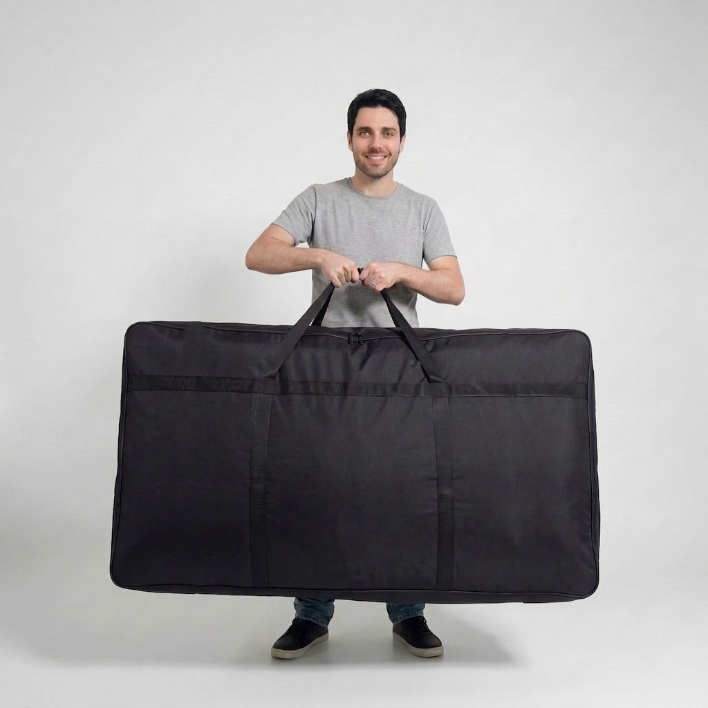 Bolsa Viagem Sacolão Extra Grande Enorme Resistente Dobrável Reforçada Gigante Fabricante EG EGG
