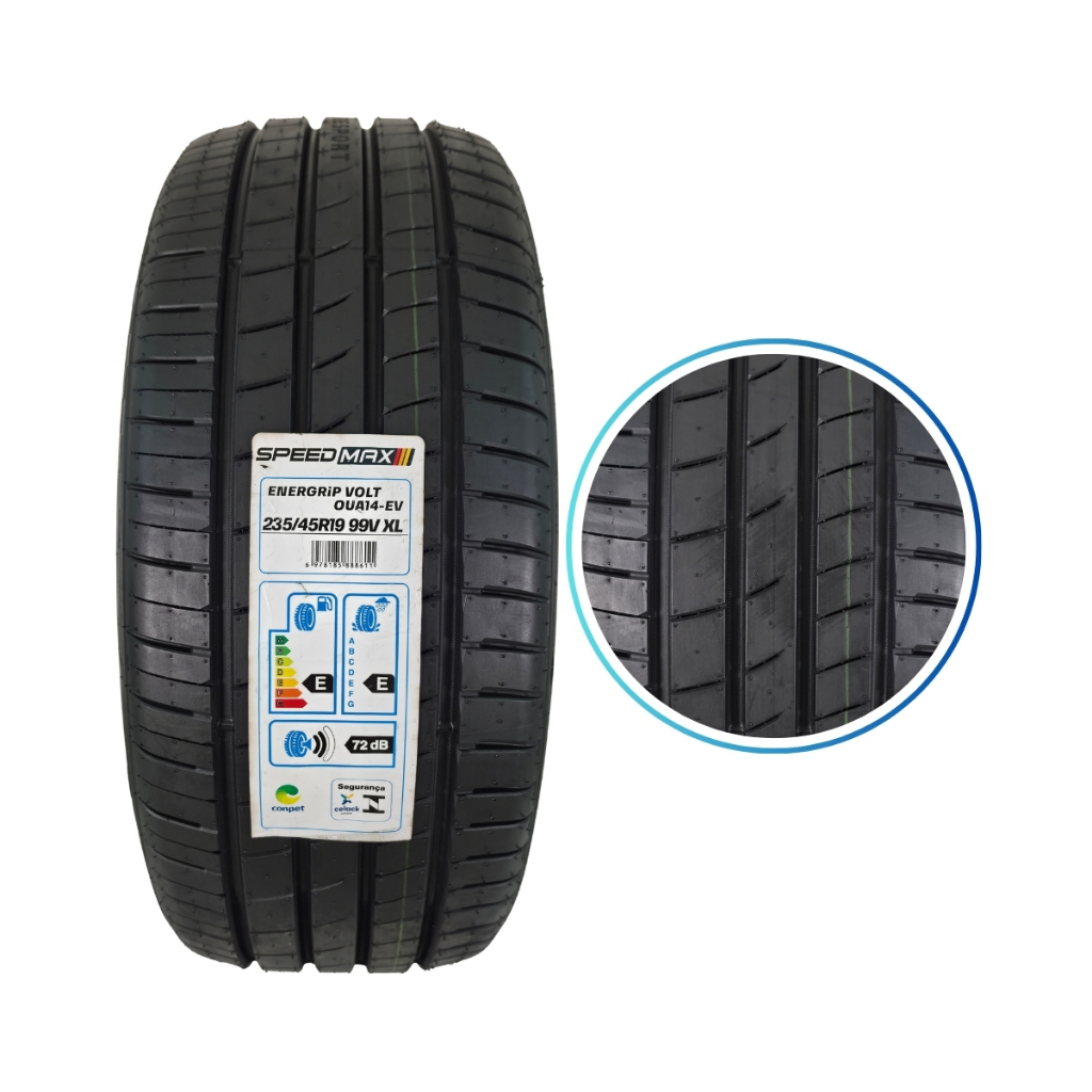Pneu NOVO Speedmax 235/45r19 99v Energrip Volt Oua14-ev Xl BYD Seal Elétricos e Híbridos
