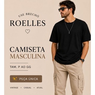 roupa masculina camisa, camiseta blusa de frio, P ao GG