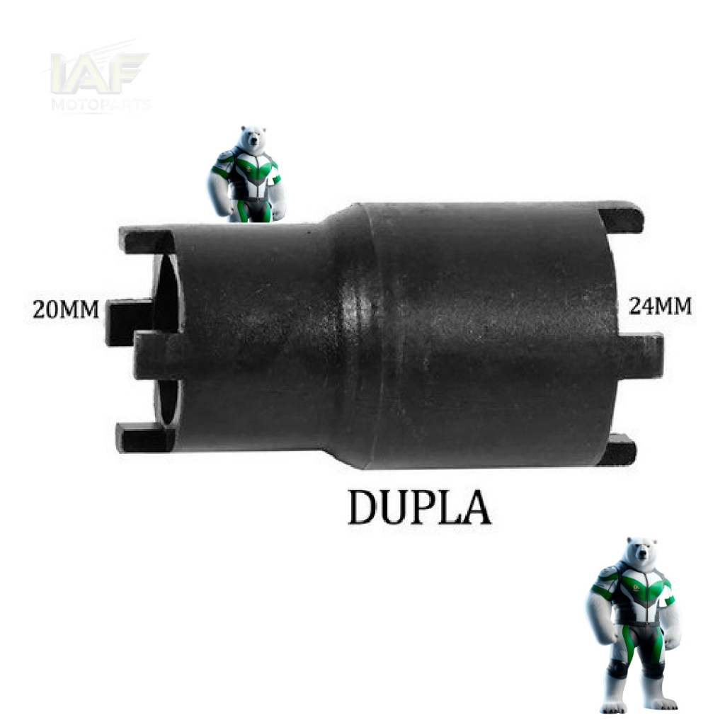 Chave Dupla Castelo Bomba Óleo 20/24mm Titan 125 Fan 125 Titan 150 · foto 2