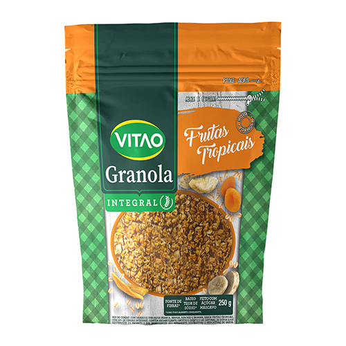 Granola Frutas Tropicais Integral Vitao 250 g - Vegano