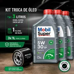 KIT REVISÃO 5W30 MOBIL +FILTRO (Toyota Etios 2012 > 2016)
