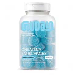 Guday Creatina Gummies Sabor Algodão-Doce 30 Gomas Suplemento Alimentar Mastigável 3 g por Porção Diária