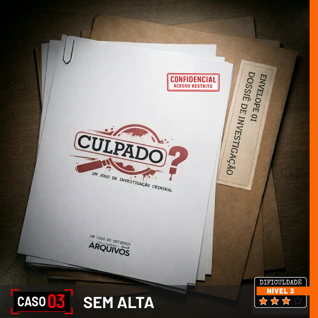 Jogo de Detetive Investigação Criminal - CASO 3