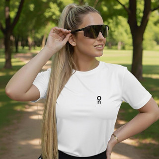 Camiseta Feminina 100% Algodão Estampada T-Shirt Esportiva Treino Corrida Envio Imediato