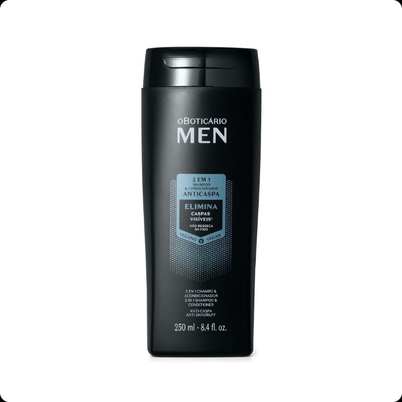 Shampoo e Condicionador Anticaspa 2 em 1 Men 250Ml