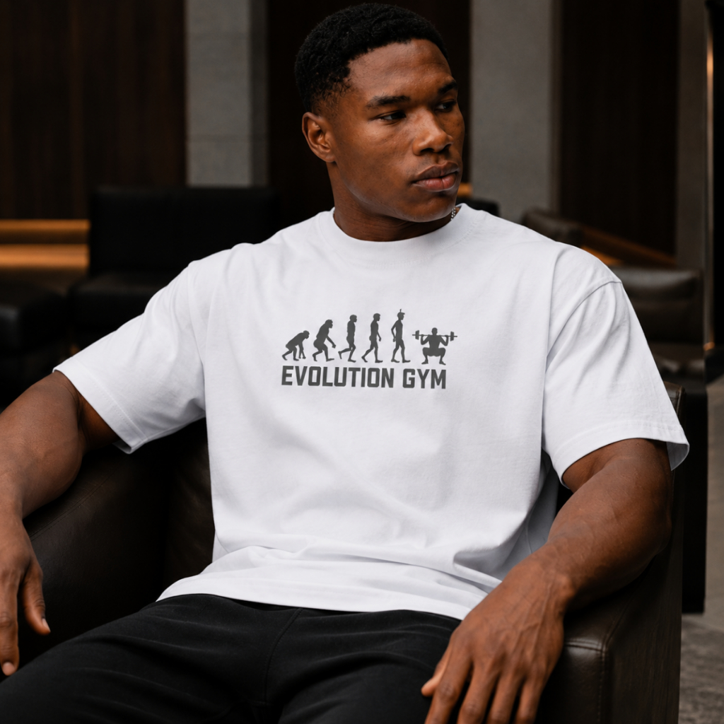 Camiseta Oversized Masculino/Feminino  Academia Camiseta Larga Streetwear Oversize Algodão GYM