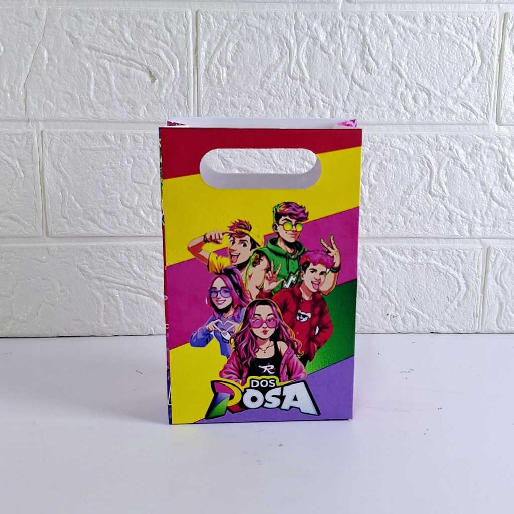 Sacolinha Dos Rosas Pequena Mimos Lembrancinhas Personalizados para Festas Decoração de Aniversário