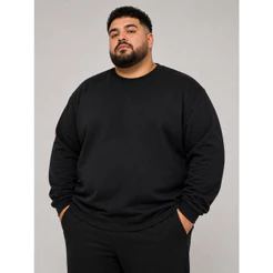 Moletom Suéter Gola Redonda Plus Size G1 G2 G3 G4 e G5 Para o inverno Tamanho Grande Unissex