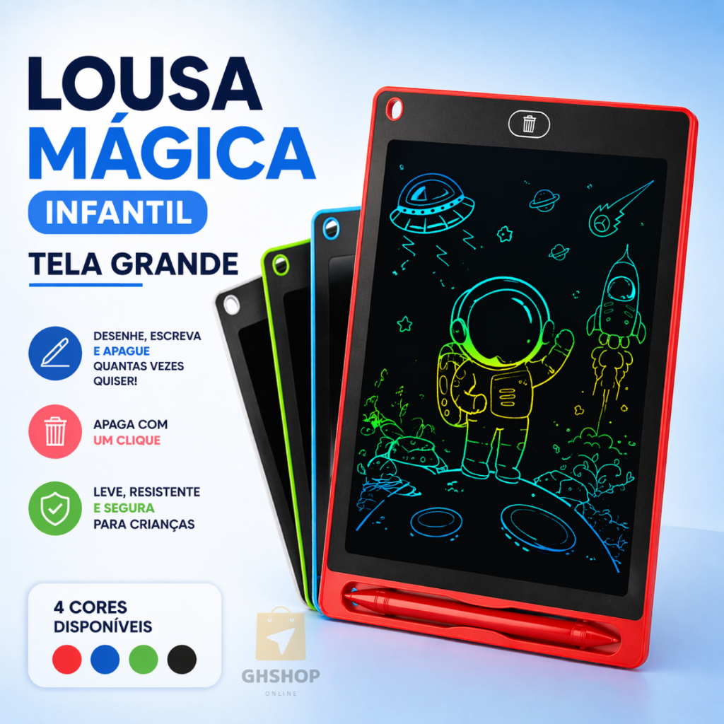 Lousa Para Desenho Digital Lousa Magica Infantil Tablet Magico Grande