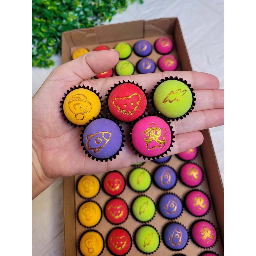 Carimbos para Doces Brigadeiros - Grupo Rosas