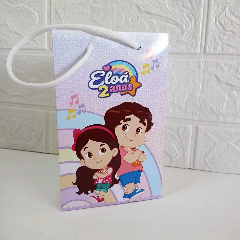 Kit Festa Sacolinha Personalizada Maria Clara e JP  Pegue e Monte | Sacolinha Surpresa Lembrancinha Festa Infantil