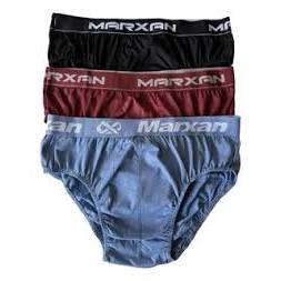 Cueca Adulto Kit C/3 Ultra Conforto Algodão Frente Forrada — imagem 2 de 2