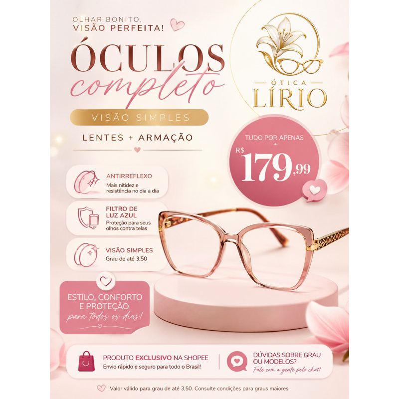 ÓCULOS COMPLETO