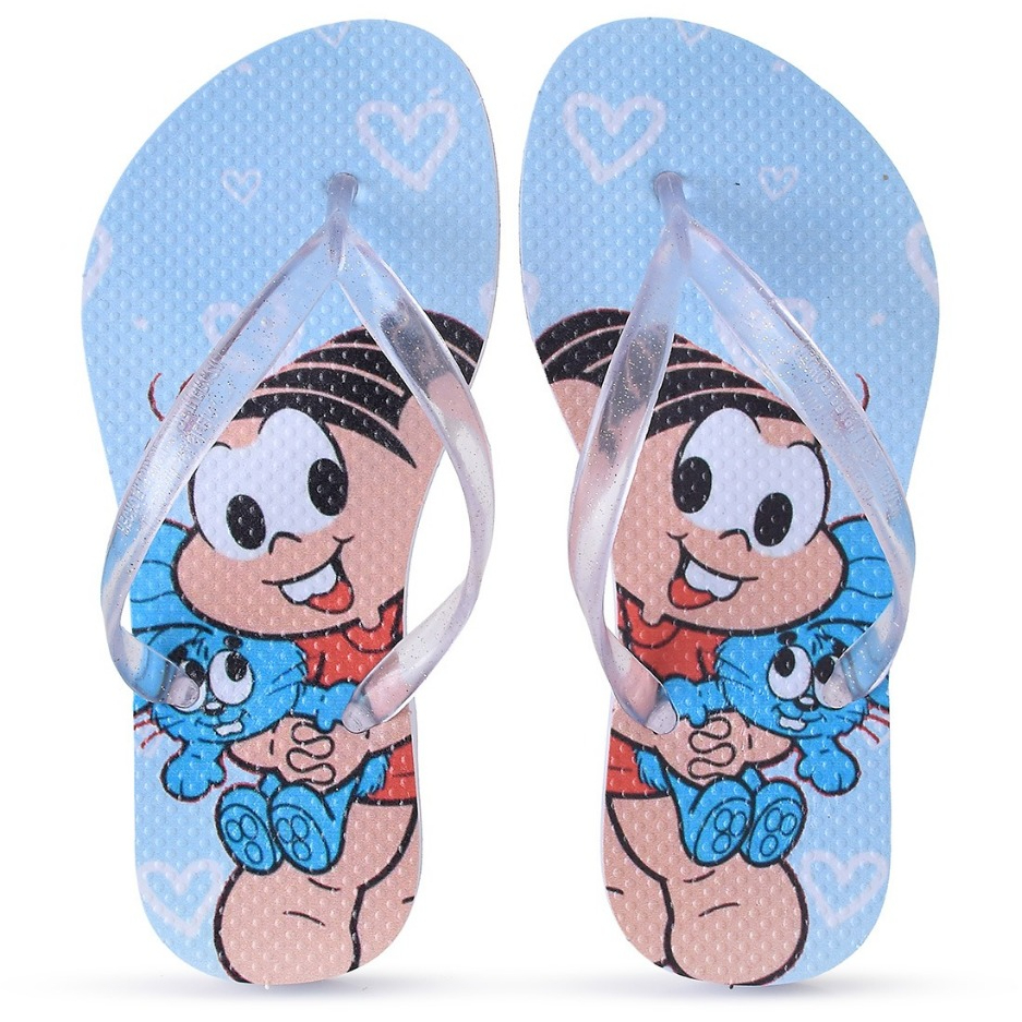 Chinelo Infantil Mônica Menina Super Confortável e Leve Lançamento Henry