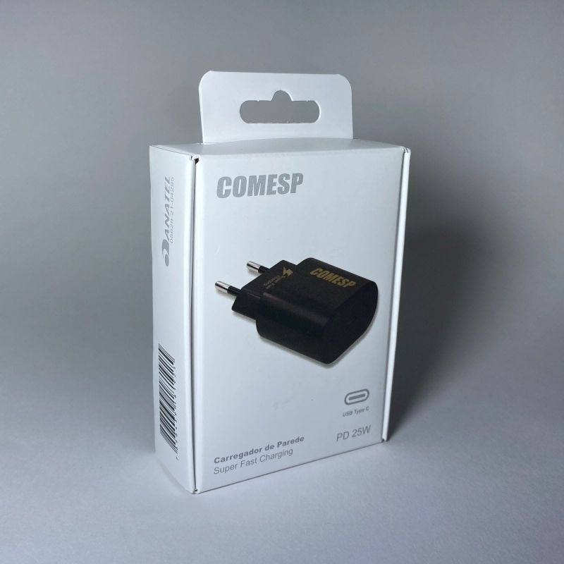 Carregador de Viagem Turbo 25W + Cabo Usb-C 1M Original Fabricante Motorola / Sa