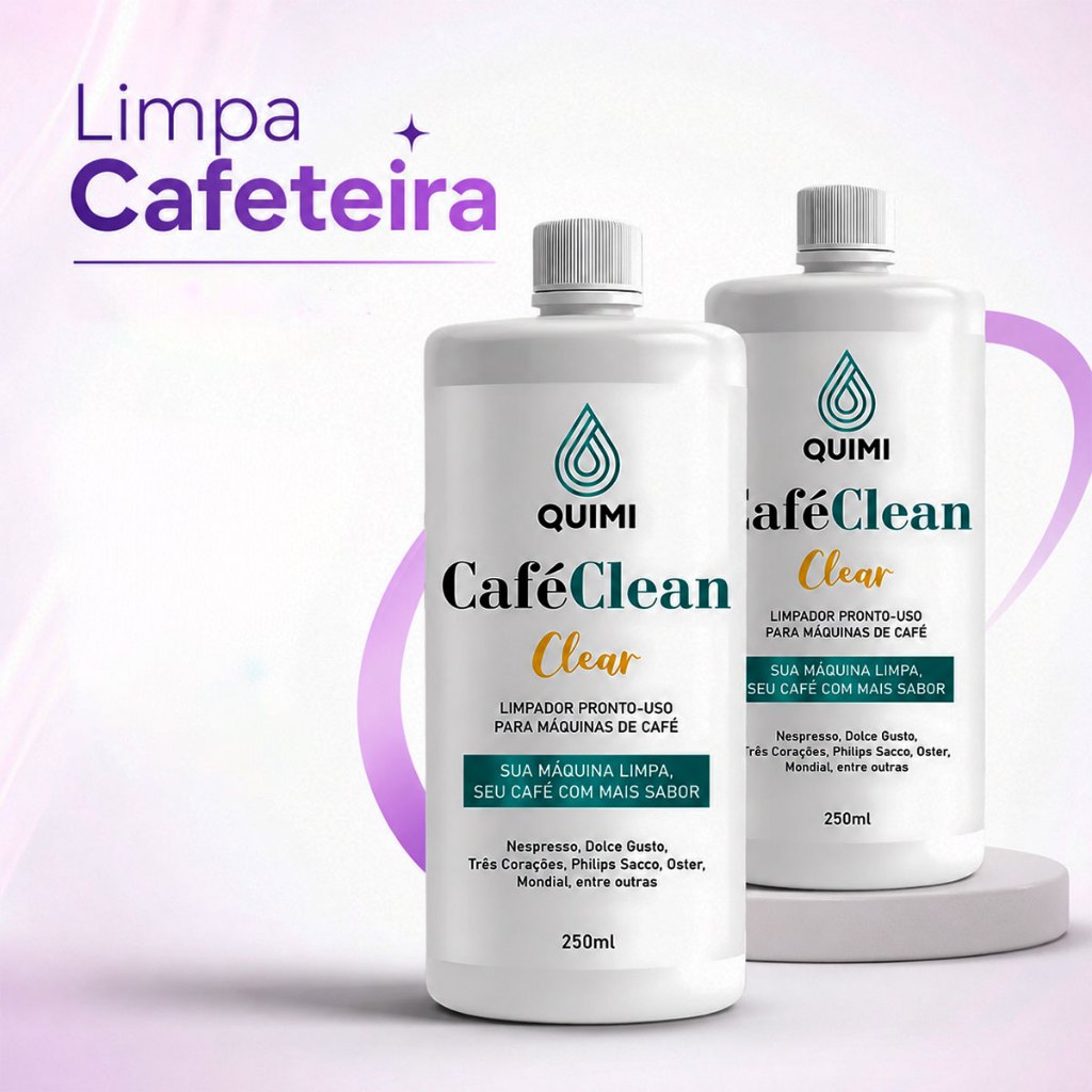 Imagem Descalcificante Limpa Cafeteira Expresso Maquina 250ml Pronto Uso Dolce Gusto 3 Corações Nespresso