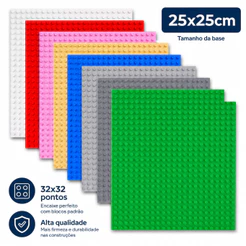 Base Blocos de Montar Peças Placa Clássica 32x32 Pontos de Construção Encaixar Brinquedo Compatível