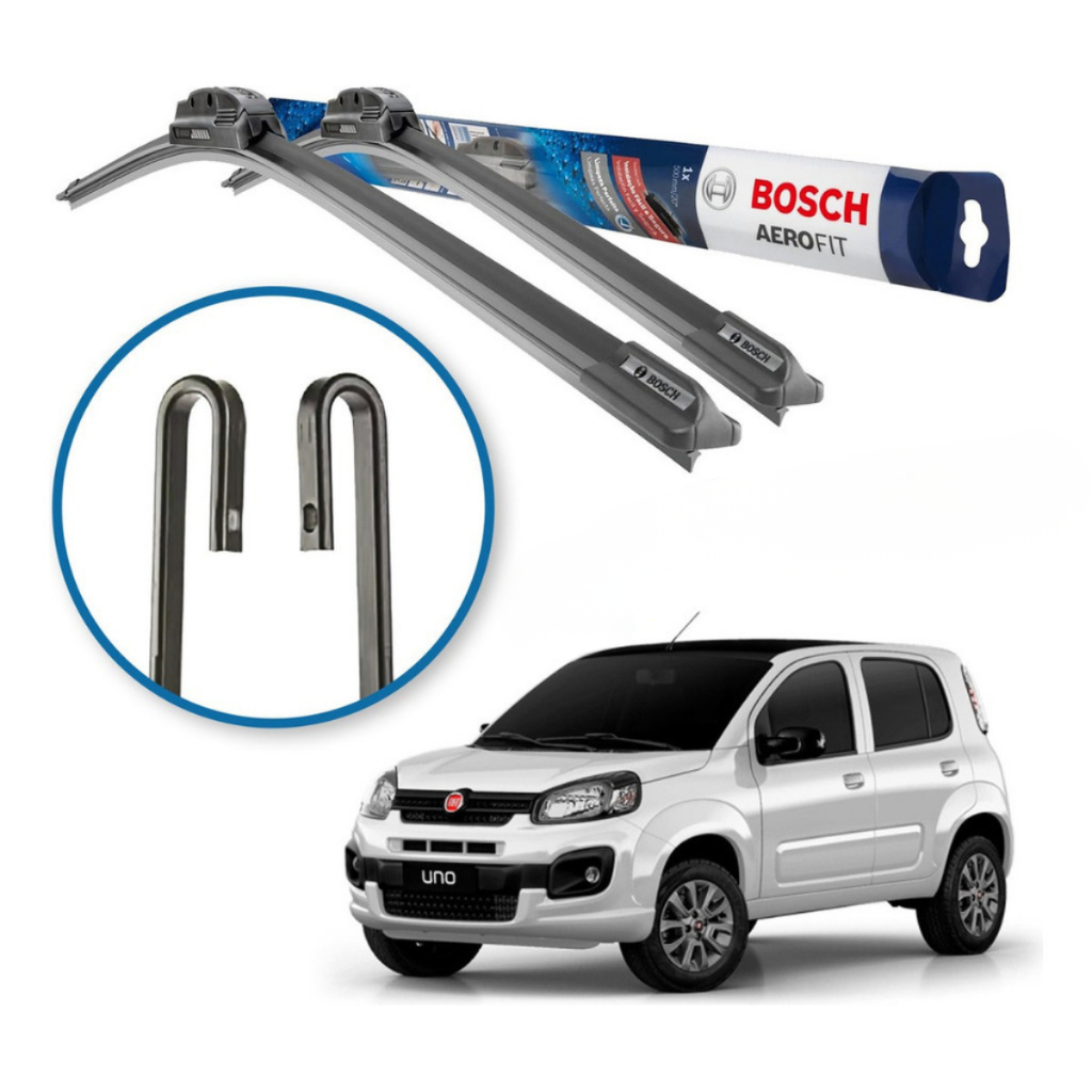 Palheta Bosch Dianteira Novo Uno Way Vivace 2012 2013 2014 Paleta