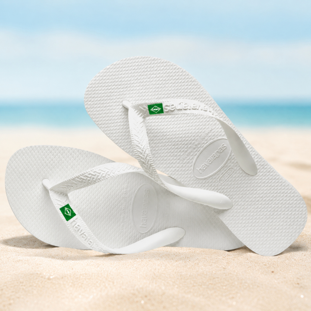 Chinelo Sandalia de Dedo Havainas Brasil Bandeira