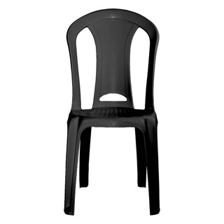 Cadeira de Plástico Resistente 182 kg Bistrô Preta Jardim Lanchonete Igreja Resistente  Rio Cadeiras