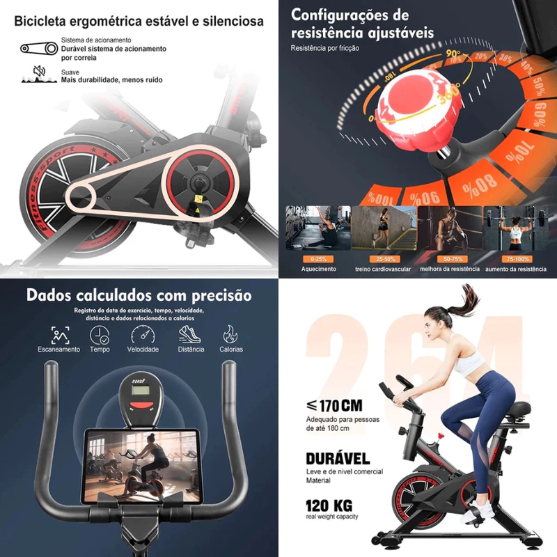 Bicicleta Ergométrica Spinning Profissional Sport — foto 8