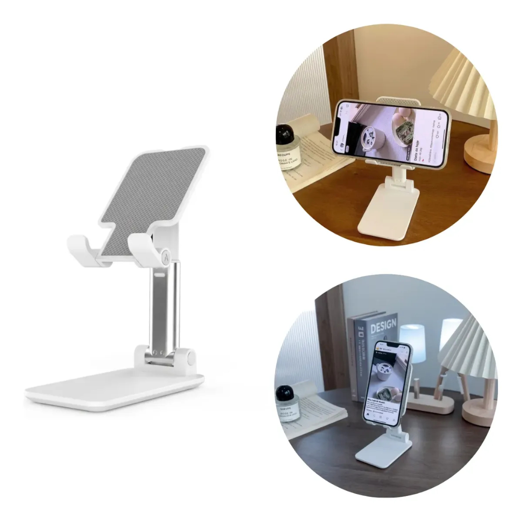 Kit 50 Suportes De Celular Tablet Universal Mesa Portátil