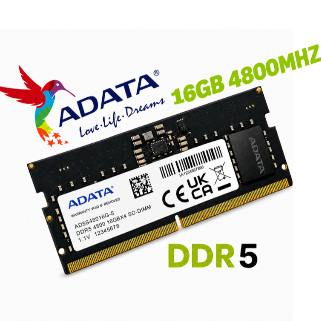 Memória Ram Para Notebook 16gb Ddr5 4800mhz Cl40 Sodimm ADATA/SAMSUNG/HANA ELETR