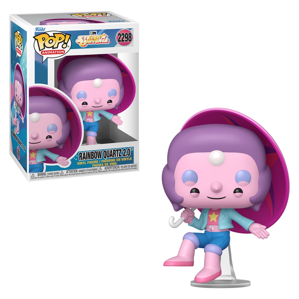 FUNKO POP ANIMATION STEVEN UNIVERSE - RAINBOW QUARTZ 2.0 2298 NOVO ORIGINAL