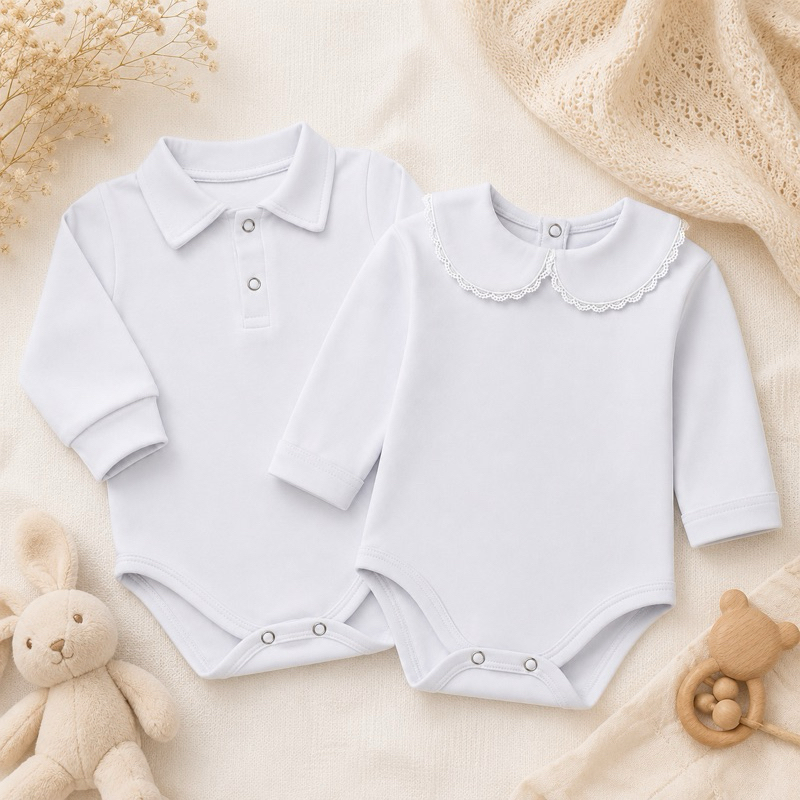 Body bebê algodão premium extra macio reforçado