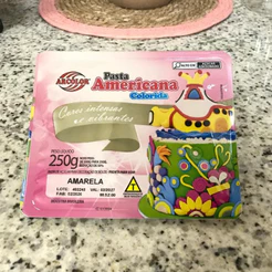 Pasta Americana Amarela - 250g - 1 unidade - Arcolor - Rizzo