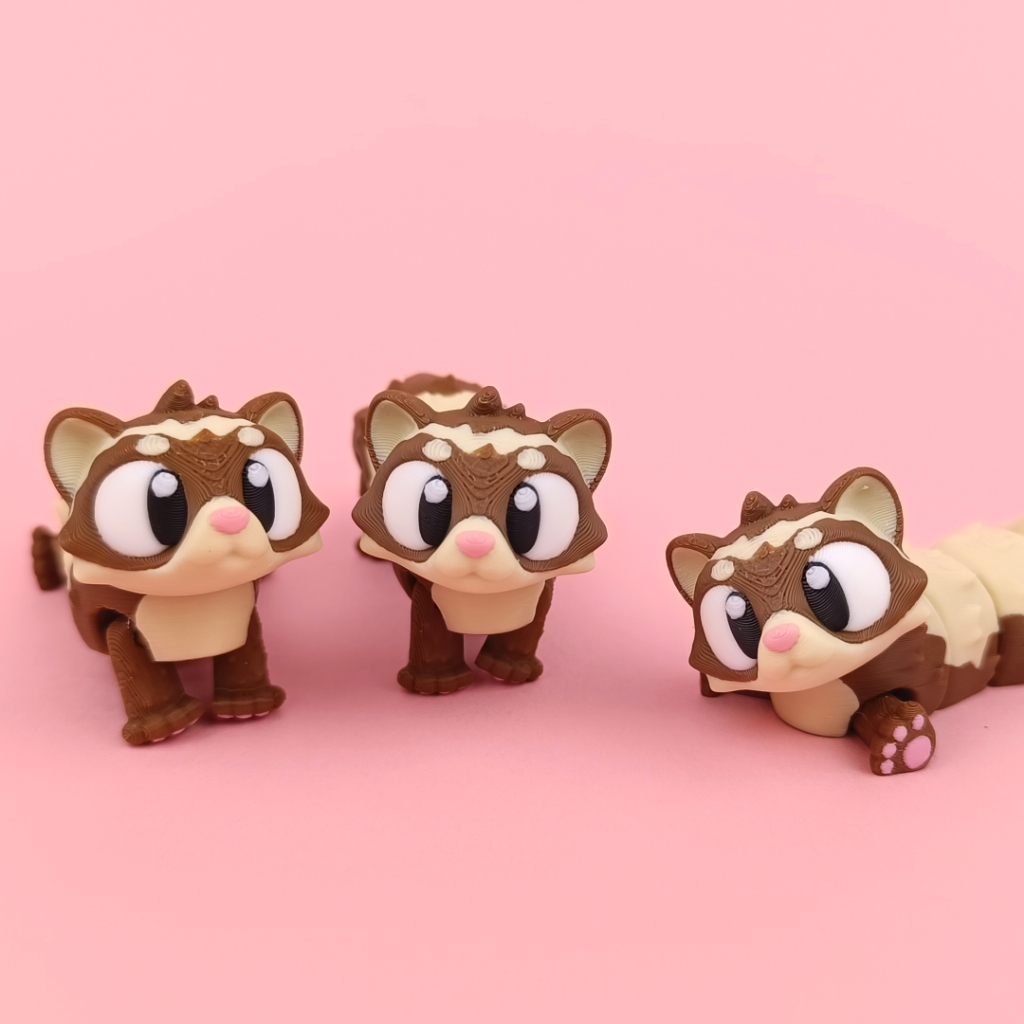 Furão (Ferret) | Mamíferos | Impressão 3D Articulada de Alta Qualidade – Fun3D — imagem 2 de 2