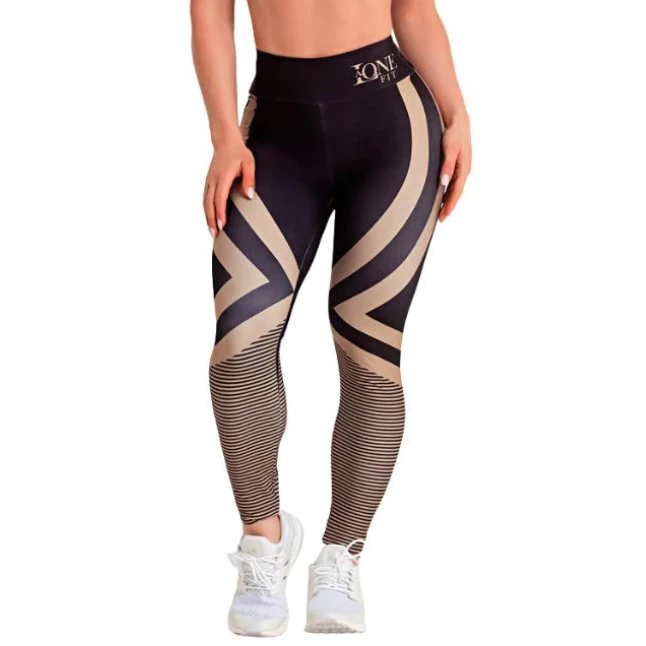Calça Legging Feminina C/ Blackout Academia Compressão Cós Anatômico Zero transparência - LAONEFIT — imagem 1