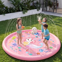 MODUS Tapete Splash de Água 170cm Piscina Infantil Chafariz Borrifador Para Crianças Brincadeiras ao Ar Livre