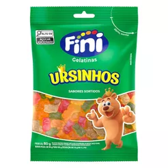 Fini Ursinhos 80g Bala de Gelatina