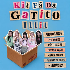 KIT FANMADE GATITO ILLIT - LEIA A DESCRIÇÃO