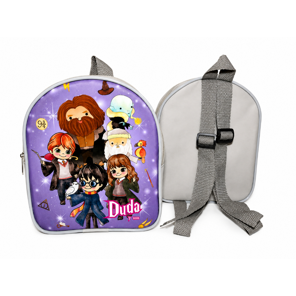 10 Unidades Mochilinha Personalizada Infantil – Lembrancinha de Aniversário - Todos os temas
