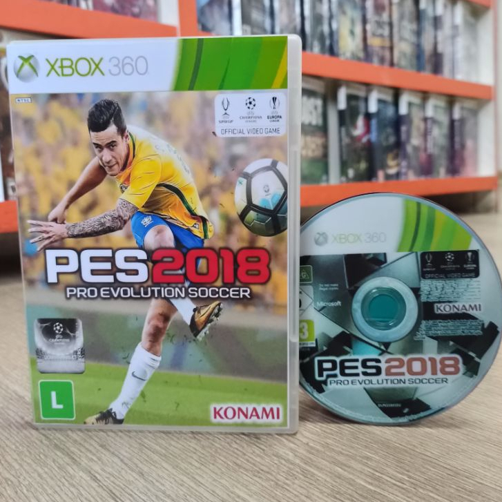 PES 2018: Pro Evolution Soccer - Xbox 360 - Desbloq - Impressao de qualidade 4K