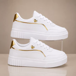 Tenis Feminino Casual Tendencia Estiloso Confortavel Macio trabalho Escola Passeio