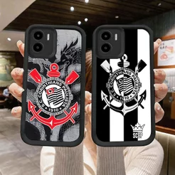 Capinha capa de silicone macia preta anti‑queda estampa para Redmi A2 DL346