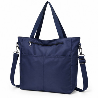 Bolsa Feminina Grande Nylon Resistente Impermeável Com Alça Transversal e Ombro Ajustável Trabalho Faculdade