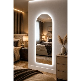 Espelho Janela Com led 100x35 90x40 70x30 50x25 Capela Salão Sala Quarto Closet