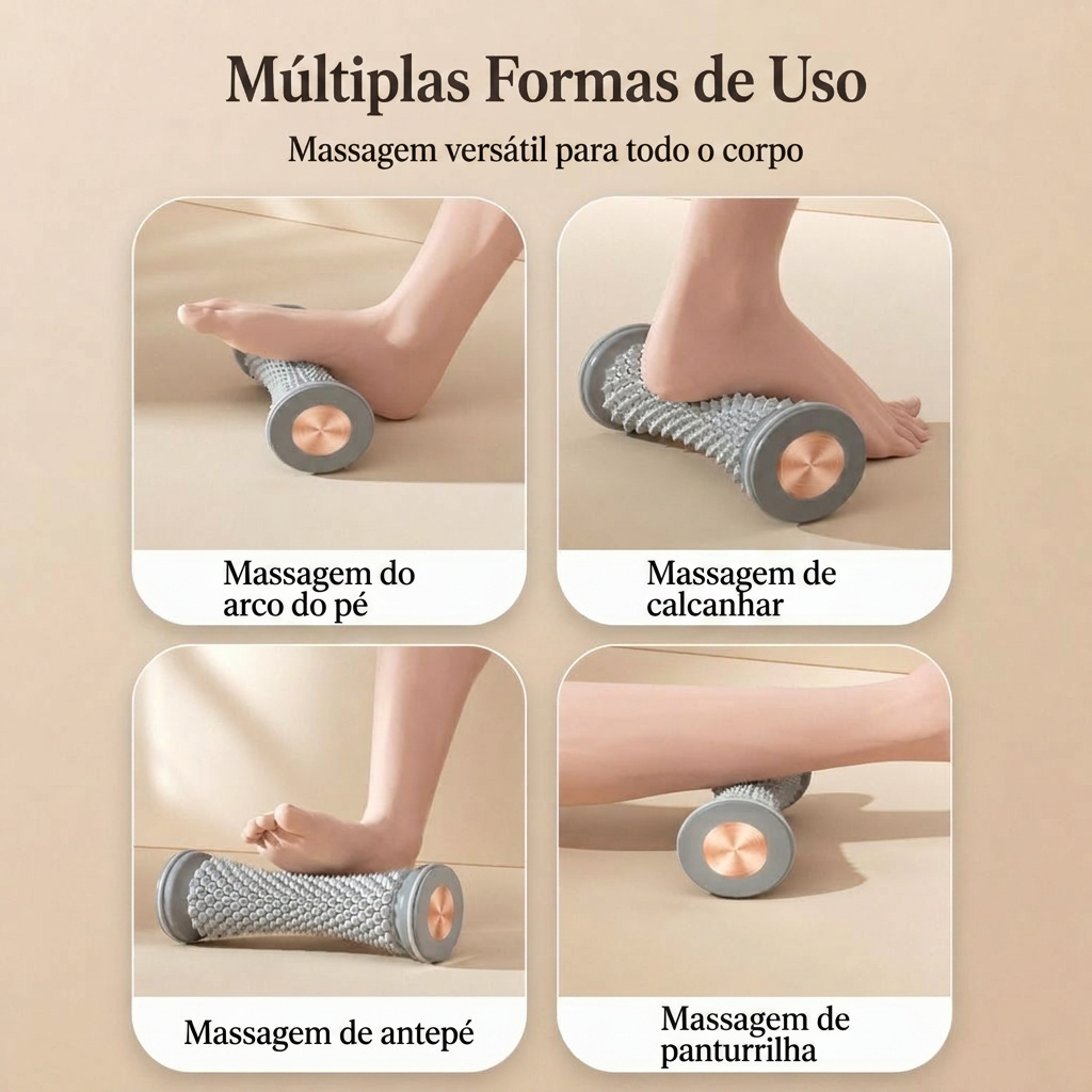 Rolo De Massagem Massageador De Pés , Bola De Ioga ,Fáscia Plantar ,Cuidados De Relaxamento Muscular — imagem 2 de 2
