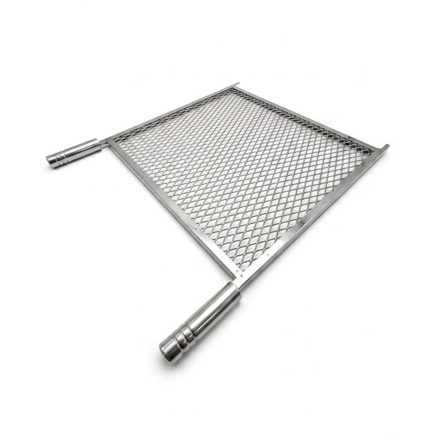 Grelha Churrasco Inox Escolha Sua Medida de 25x50 a 75x50