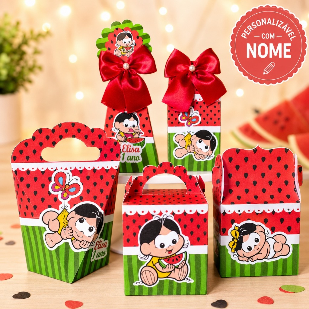 Kit Festa Magali Baby Personalizados Lembrancinhas Festa infantil Aniversário Caixinhas Personalizadas Mimo