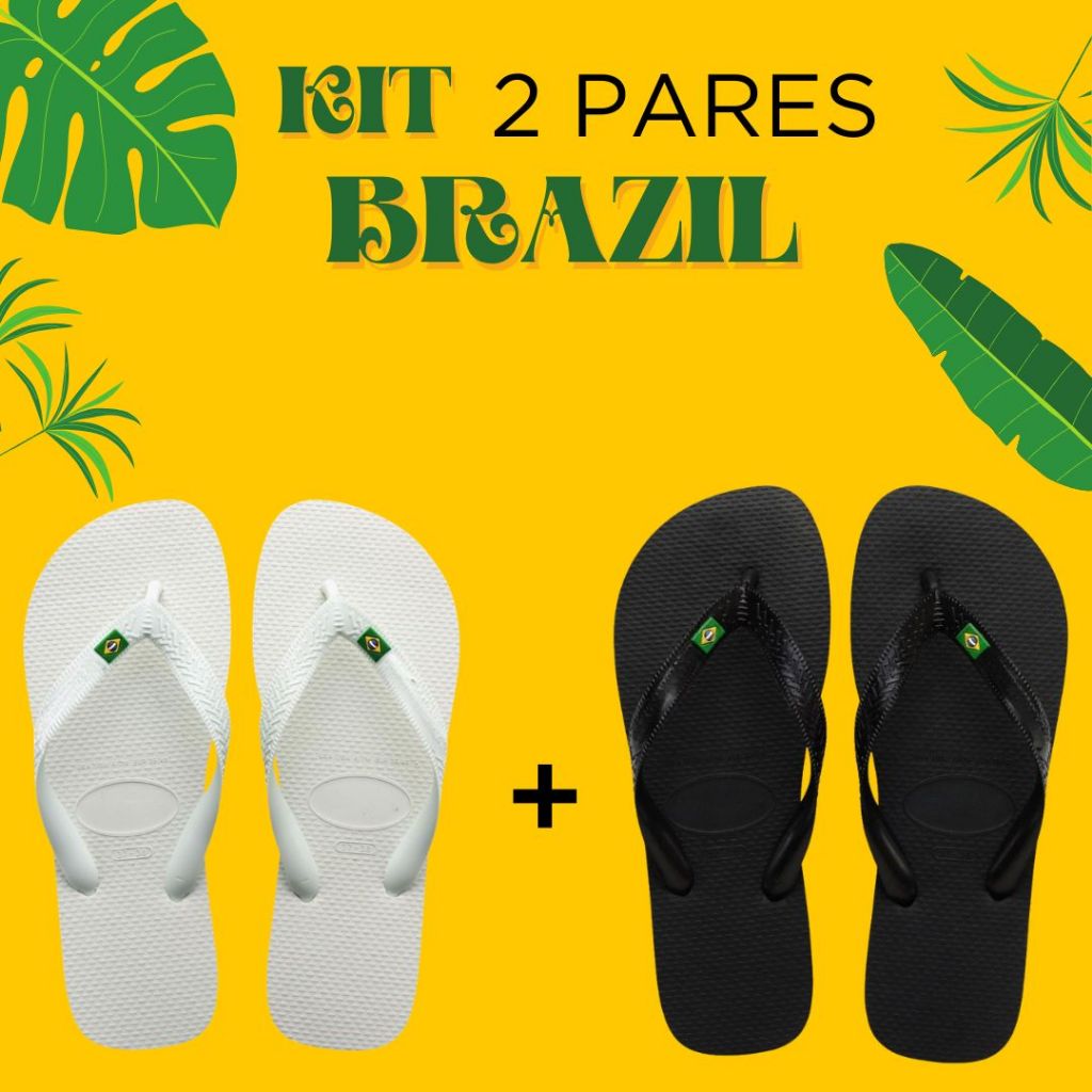 Chinelo Bandeira do Brasil Premium Unissex Confortável Resistente Durável Macio Leve Estiloso Casual Verão