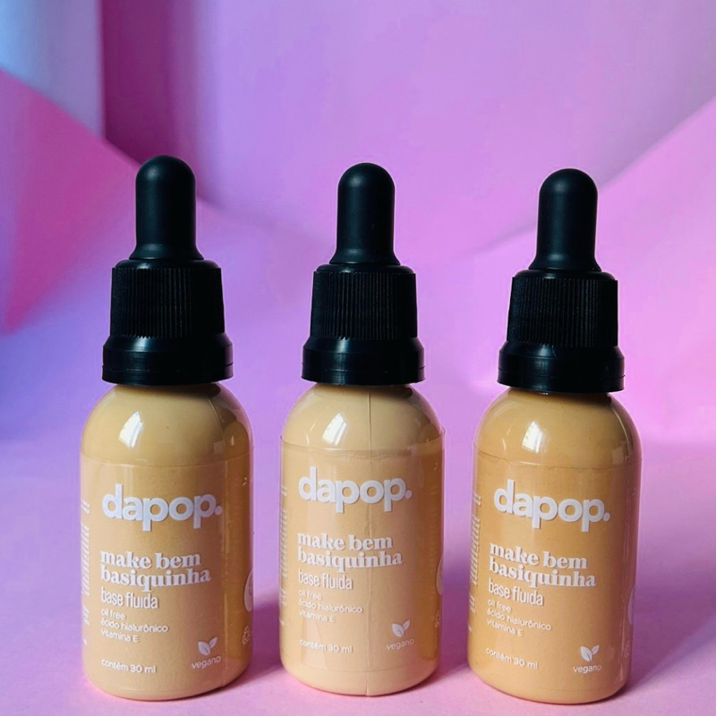 Base Fluída Make Bem Basiquinha DaPop