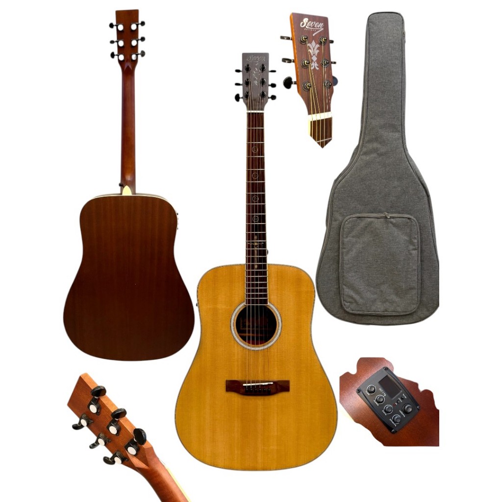 Violão Eletroacústico Seven SVE-47 C/Bag