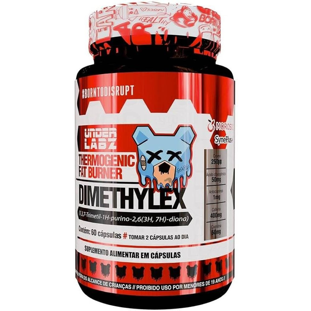 Dimethylex Pote Com 60 Cápsulas Under Labz